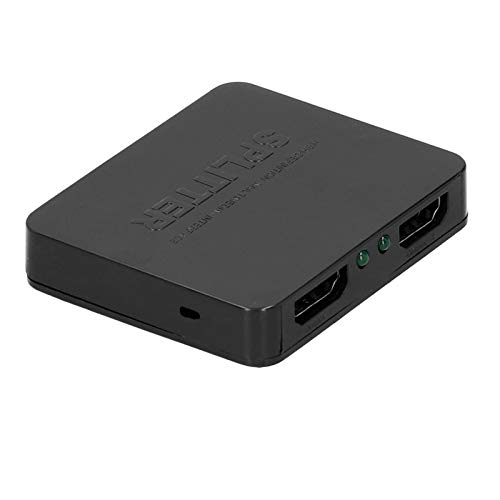 ASHATA HDMI-Splitter 1 in 2 Out, 4K HDMI-Splitter für Dual-Display/Projektor, Kabel Enthalten 1x2 HDMI-Splitter 1 Bis 2 Verstärker, 1 Quelle zu 2 Identischen Displays ASHATA HDMI-Splitter 1 in 2 Out, 4K HDMI-Splitter für Dual-Display/Projektor, Kabel Enthalten 1x2 HDMI-Splitter 1 Bis 2 Verstärker, 1 Quelle zu 2 Identischen Displays von ASHATA