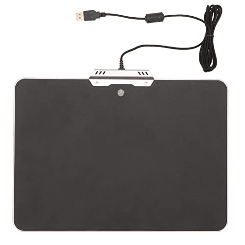 ASHATA Hartes Mouse Pad, RGB-Hintergrund Beleuchtung Mouse Pad, Gaming 35x25cm Mikro Textur Oberflächen RGB Hintergrund Beleuchtung Wasserdichtes Gaming-Mouse Pad mit Gummi-Backing ASHATA Hartes Mouse Pad, RGB-Hintergrund Beleuchtung Mouse Pad, Gaming 35x25cm Mikro Textur Oberflächen RGB Hintergrund Beleuchtung Wasserdichtes Gaming-Mouse Pad mit Gummi-Backing von ASHATA