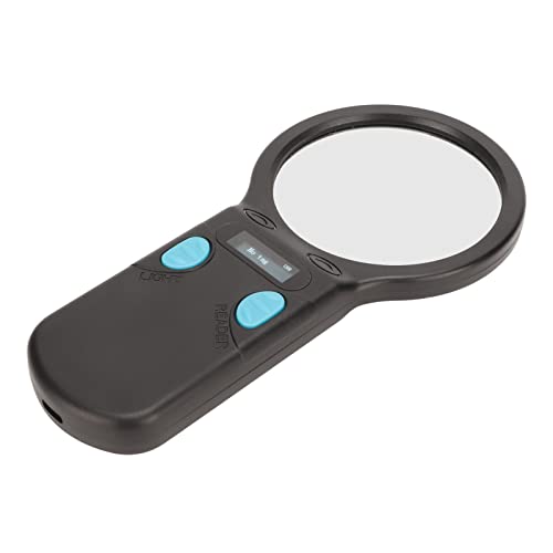 ASHATA Haustier-Mikrochip-Scanner, Wiederaufladbarer Haustier-ID-Scanner, Schwarzer Tragbarer Haustier-ID-Scanner, 134,2 kHz 125 kHz RFID-Lesegerät für Tiermarken von ASHATA