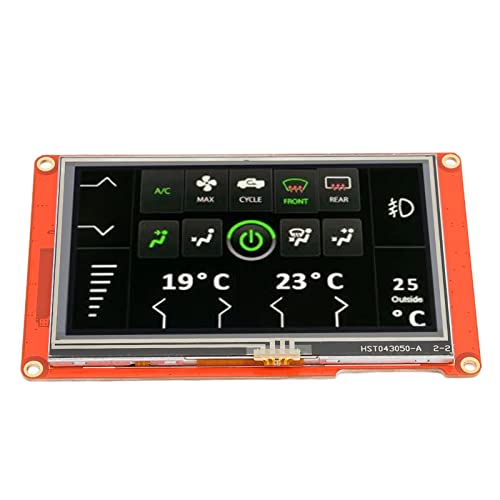 ASHATA Intelligenter 4,3-Zoll-Bildschirm, Intelligentes 4,3-Zoll-Display, NX4827P043 011R HMI TFT LCD 480x272 Resistiver Touchscreen Verwendet Einen LCD-Bildschirm mit ASHATA Intelligenter 4,3-Zoll-Bildschirm, Intelligentes 4,3-Zoll-Display, NX4827P043 011R HMI TFT LCD 480x272 Resistiver Touchscreen Verwendet Einen LCD-Bildschirm mit von ASHATA