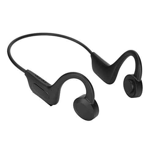 Open Ear Kopfhörer Bluetooth Sport Kopfhörer, Kabellose Bluetooth Kopfhörer Sportkopfhörer Zum Wandern, Laufen, Radfahren, Geschenke für Familien/Freunde(Schwarz) von ASHATA