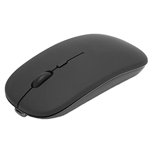 ASHATA Kabellose Maus Tragbare Tragbare 2 4-G-Kabellose -Maus mit Empfänger Ergonomische Maus für Rechts- oder Linkshänder für Computer und Laptops (Dualmodus) von ASHATA