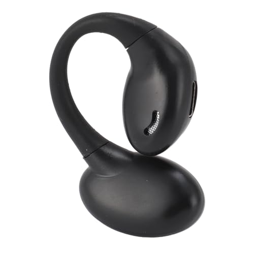 ASHATA Kabellose Offene Kopfhörer, Leichte BT V5.3 On Ear Ohrhörer mit Schnellladung und Langer Standby Zeit, Membran Lautsprechereinheit, für, für IOS, Tablets (Black) von ASHATA