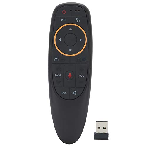 ASHATA Kabellose Sprachfernbedienungsmaus, 2.4G Sprachfernbedienungsmaus für Android, 6-Achsen-Gyroskop-Sprachfernbedienung für Computer/Projektor/Android TV-Set-Top-Box von ASHATA