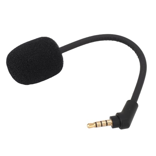ASHATA Kabelloser Headset Mikrofon Ersatz, Abnehmbares Gaming Mikrofon mit 360 Grad Drehung, Rauschunterdrückung für Cloud von ASHATA