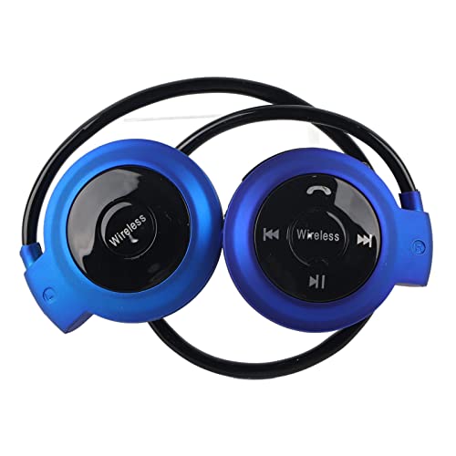 ASHATA Kleine Bluetooth-Kopfhörer, Sport Wrap um den Kopf, Universial Wireless Bluetooth Sport Stereo Headset Kopfhörer Kopfhörer (Blue) von ASHATA