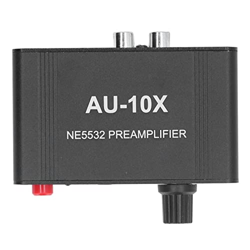 ASHATA Kopfhörerverstärker, 20-Db-Stereo-Tonsignal-Phono-Vorverstärker, Kopfhörer-Vorverstärker mit 3,5-mm-Kopfhörer-Eingangsausgang von ASHATA