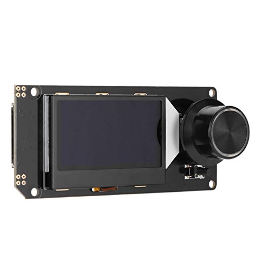 ASHATA LCD 12864 Smart Display, 3D Drucker Steuerung Modul MKS 12864 LCD Display,LCD Controller-Bildschirm mit SD-Kartenhalter für Marlin DIY 3D Drucker Schwarz(Black on RGB) von ASHATA