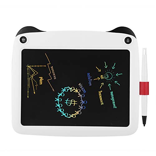 ASHATA LCD Writing Tablet, 9 Zoll Handschrift Notizblock LCD Schreibtafel Elektronisch Zeichentablett,Tragbar Ultradünn Augenfreundliche Schreibtafel Malen Notizen Tablet mit Stift für von ASHATA