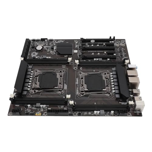 ASHATA LGA 2011 3 Server Motherboard, DDR3 Motherboard, Unterstützt M.2 NVME PCIe 8 Kanal DDR3 Speicher für Intel CPU Plattform mit USB2.0 USB3.0 SATA3.0 von ASHATA