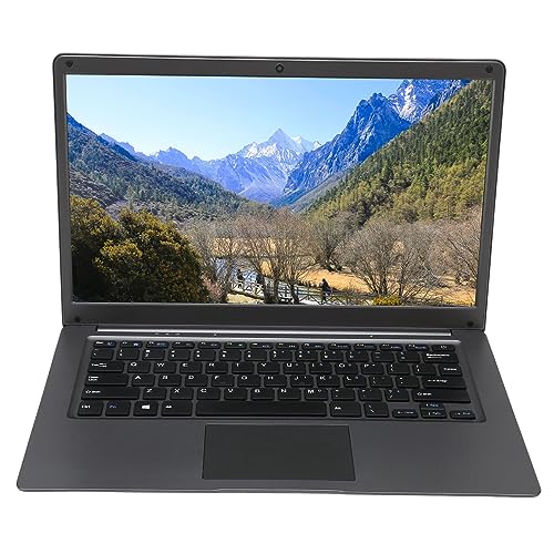 ASHATA Laptop 14,1 Zoll, für Windows 11 Pro Laptop, für Intel Celeron N4020 Dual Core und 1,1 GHz CPU Leichter Computer 8 GB DDR4 RAM WiFi BT USB 3.0 HD-Schnittstelle (128 GB) von ASHATA