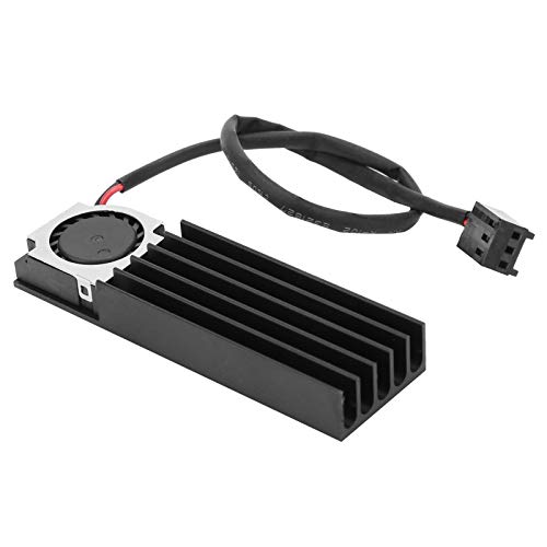 ASHATA M.2 2280 SSD-Kühlkörper mit Lüfter, 3-poliger Lüfter Leistungsstarker Kühler, SSD-Chip-Kühlkörper Desktop Mute SSD-Kühler oder M.2 SSD mit Reinigungspaket ASHATA M.2 2280 SSD-Kühlkörper mit Lüfter, 3-poliger Lüfter Leistungsstarker Kühler, SSD-Chip-Kühlkörper Desktop Mute SSD-Kühler oder M.2 SSD mit Reinigungspaket von ASHATA