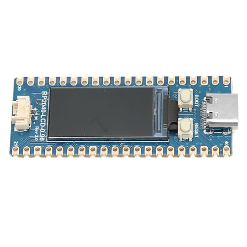 ASHATA Mikrocontroller-Entwicklungsboard, RP2040 Mikrocontroller-Board, Typ-C-Schnittstelle RP2040-Entwicklungsboard mit 0,96-Zoll-IPS-LCD-Bildschirm für RPI-Modul von ASHATA