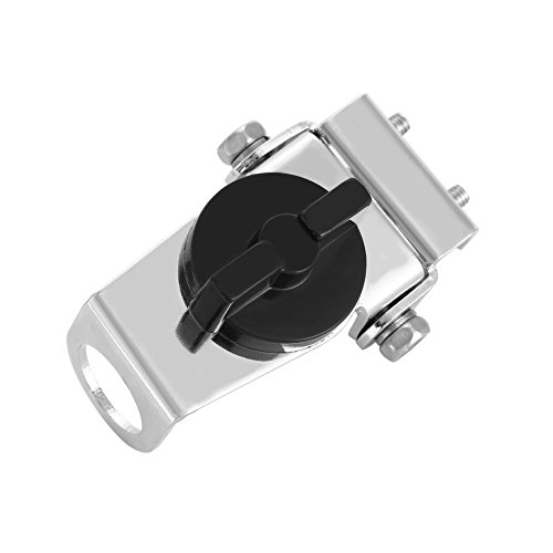 ASHATA Mobile Radio Antenna Mount,Flexibel Mobile Antennenhalterung Car Radio Antenna Bracket,Hochwertig Edelstahl Auto Antenne Halterung Verstellbare Achse Halter für Autoradio von ASHATA