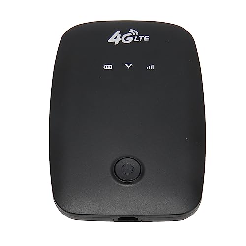 ASHATA Mobiler WLAN Hotspot, Mobiles Hotspot Gerät, Tragbarer WLAN Router mit SIM Kartensteckplatz für Reisen, Anschluss von Bis zu 10 Geräten, Wiederaufladbarer 2100 mAh Akku (EU-Version) von ASHATA