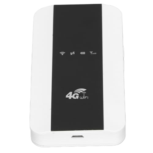 ASHATA Mobiler WLAN-Hotspot, Tragbarer 4G-SIM-Karten-WLAN-Router mit Langer Akkulaufzeit, 150 Mbit/s Geschwindigkeit für Desktops, Laptops, Tablets, Mobiltelefone (M10-3) von ASHATA