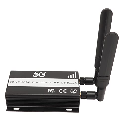ASHATA NGFF M.2 auf USB 3.0 Adapter, NGFF M.2 Key B auf USB Adapter mit SIM Kartensteckplatz, Netzwerkadapter Unterstützt SIM MicroSIM Nano SIM Karte, für LTE 4G 5G Module von ASHATA