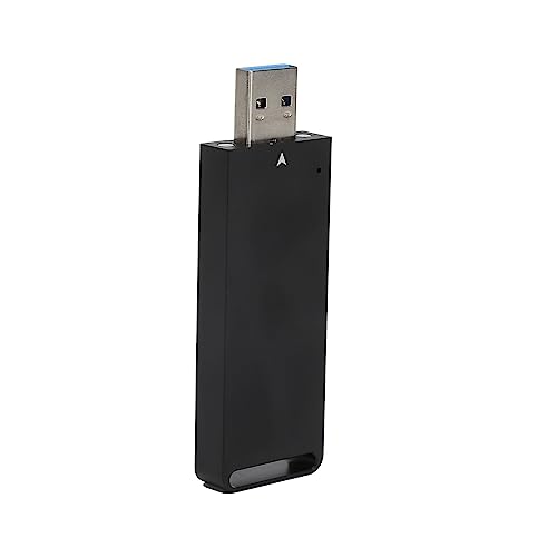 ASHATA NVME M.2 auf USB 3.1 Typ-A SSD Box Data, USB 3.1 auf M.2 NVME Transparentes Externes Festplatten-Adaptergehäuse, Unterstützt SSD 2230, 2242 von ASHATA