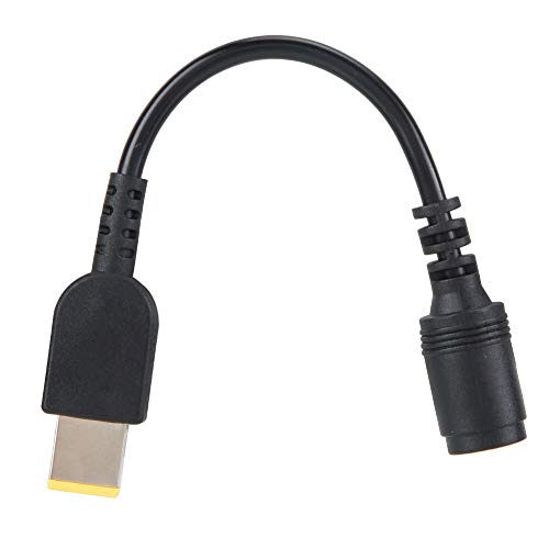 ASHATA Netzteil, Netzteil Adapter Konverter Kabel Kabel Laptop Netzteil Runder Port zu Quadratischer Port X240 X1 G405 Konvertierungsleitung Für Lenovo IBM Laptops von ASHATA