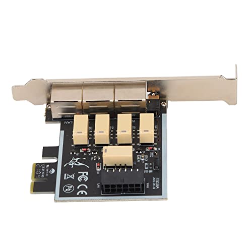 ASHATA Netzwerkcontrollerkarte, Netzwerkadapterkarte HDD Power Separated Card 10/100/1000 Mbps 1000M Ethernet PCI Express Netzwerkadapter, für Desktop-PC von ASHATA