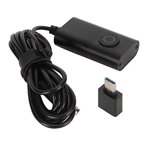 ASHATA Nicht Nachweisbarer Mausbeweger, Mausbeweger, Computer Mausbeweger Weckt PC mit Unabhängigem Schalter, Plug and Play Unterstützung für USB Gerät, mit USB C Adapter ASHATA Nicht Nachweisbarer Mausbeweger, Mausbeweger, Computer Mausbeweger Weckt PC mit Unabhängigem Schalter, Plug and Play Unterstützung für USB Gerät, mit USB C Adapter von ASHATA