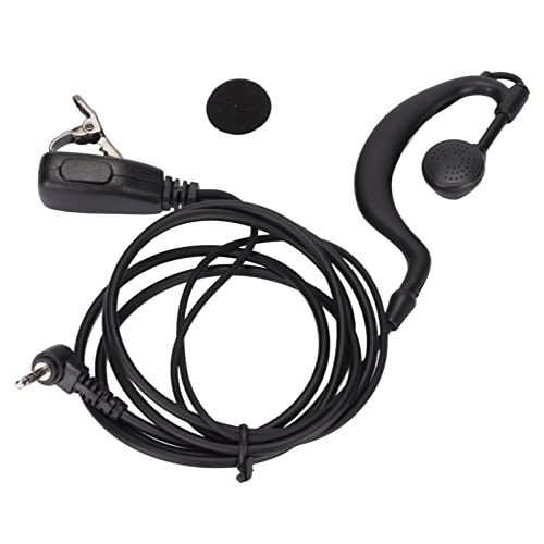 ASHATA Ohrhörer Headset für TLKR T80 T60 T5 T7 T3 T4, 2,5 mm Walkie Talkie Ohrhörer, Zwei Wege Funkkopfhörer mit Mikrofon, Wasserdichter Tragbarer Ohrhörer von ASHATA