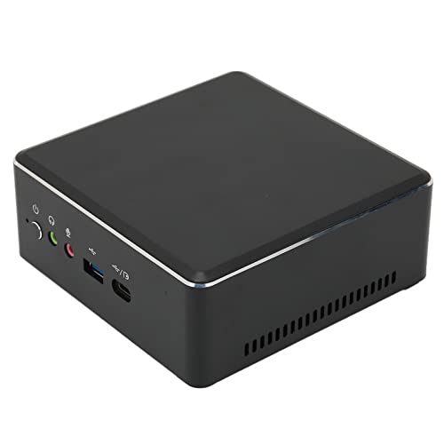 ASHATA PC, Dule Core Radeon Vega 3 Grafik 2,4 GHz Bis 3,3 GHz HD 4K Desktop Computer,ROM/DDR4 RAM Optional,mit & Dual Output,für 10 (EU-Stecker 16 GB DDR4 + 512 GB SSD) von ASHATA