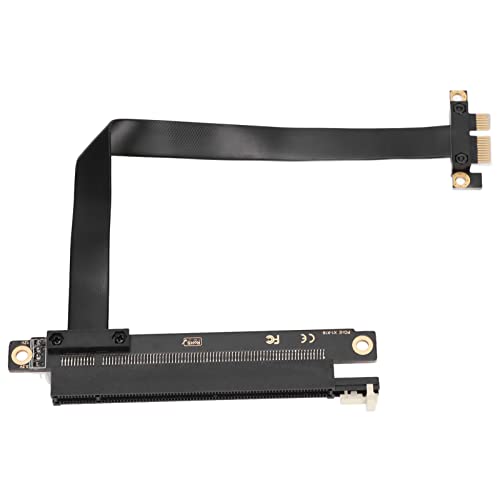 ASHATA PCI-E 3.0 1X zu 16X Verlängerungskabel,32Gbps High Speed ​​PCI-E PCI Express Adapterkabel Verlängerung Riser Kabel,20cm,Schwarz (Stromversorgung) von ASHATA
