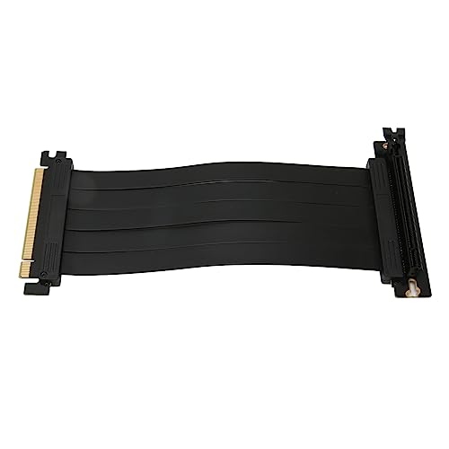 ASHATA PCIE 3.0 16x Riser Kabel, Hochgeschwindigkeits Extender Riser Kabel für Vertikale, GPU Riser Kabel Verlängerungskabel für GTX1080 GTX1080Ti RTX2060 RTX2070 RTX2080 20 cm von ASHATA