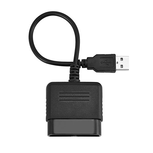 ASHATA PS2-zu-PS3-USB-Konverteradapter, für Sony Playstation1/2 PS1/PS2-Controller zu PS3-PC USB-Gamepad-Controller-Konverteradapter Unterstützt Analog-Digital von ASHATA