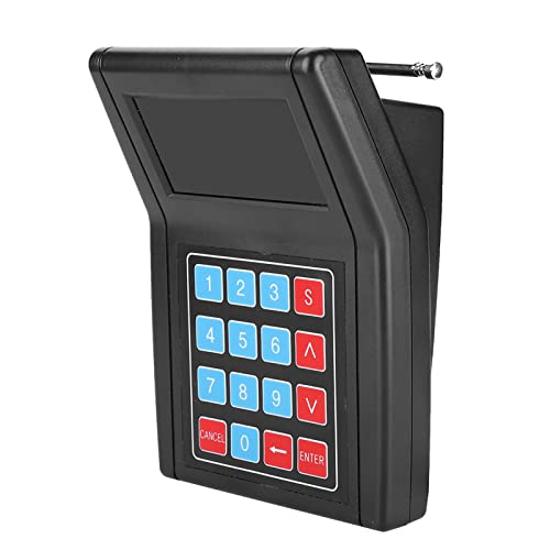 ASHATA Pager System Wireless Calling Queueing System,Professionell Kabellos Gästerufsystem Kundenrufsystem,1 Sender+10 Empfänger bequem Pager System für Restaurant Cafeteria Snack Bar usw.(Schwarz) ASHATA Pager System Wireless Calling Queueing System,Professionell Kabellos Gästerufsystem Kundenrufsystem,1 Sender+10 Empfänger bequem Pager System für Restaurant Cafeteria Snack Bar usw.(Schwarz) von ASHATA