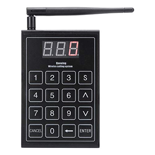 ASHATA Pager-Tastatursender, Digitales Drahtloses Anrufsystem Restaurant-Pager-System für SU-668 SU-669 SU-680 SU-668S SU-669S 110-240V (EU-Stecker) von ASHATA