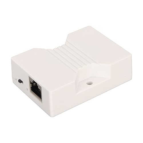 ASHATA PoE Extender, 2 RJ45 Ports 10/100 Mbit/s, IEEE 802.3af IEEE 802.3at LED Anzeige PoE Splitter 656 Fuß Verlängernder PoE Signal Extender für Ethernet Netzwerksysteme von ASHATA