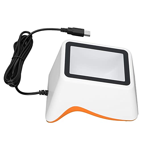 ASHATA QR-Scanner, Desktop-Barcode-Leser-Scanner, Barcodes Vom Handy-Bildschirm Erfassen, Zahlungscode-Scanbox, für Shop-Convenience-Store-Supermarkt ASHATA QR-Scanner, Desktop-Barcode-Leser-Scanner, Barcodes Vom Handy-Bildschirm Erfassen, Zahlungscode-Scanbox, für Shop-Convenience-Store-Supermarkt von ASHATA