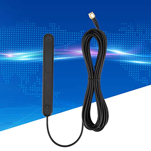 ASHATA Radioantenne,FM/DAB/DAB + Digitalradioantenne 5M SMA 20db 5V/15mA Klebeband-Installationsantenne, für Wohnmobil, Go Kart, Wohnmobil, Ponton, Wohnmobil, Segelboot,Traktor,Anhänger von ASHATA