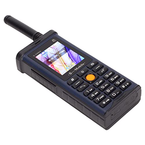ASHATA S-G8800 Entsperrtes Senioren-Handy, 2G Retro-Telefon mit Einziehbarer Antenne, 4 SIM-Karten, Große Taste, Großer Lautsprecher, 2400 MAh Kapazität, Handy für Senioren(Navy blau) von ASHATA