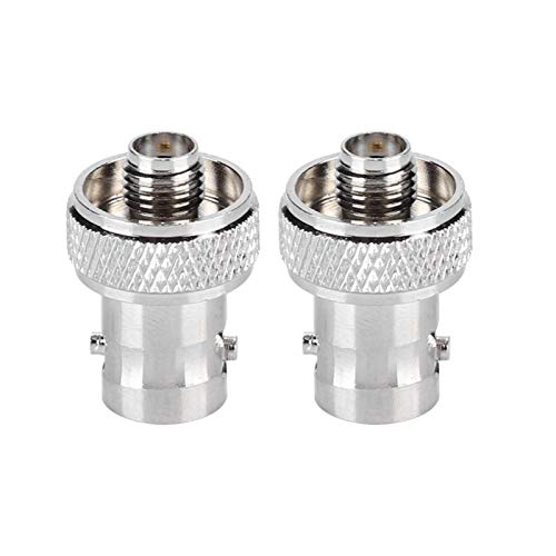 ASHATA SMA-zu-BNC-Steckverbinder, 2-teilige SMA-Buchse zu BNC-Buchse, Konvertierungsadapter,SMA zu BNC Adapter mit Stabiler Anpassung für Hochfrequenzanwendungen, Antennen, WLAN-Geräte ASHATA SMA-zu-BNC-Steckverbinder, 2-teilige SMA-Buchse zu BNC-Buchse, Konvertierungsadapter,SMA zu BNC Adapter mit Stabiler Anpassung für Hochfrequenzanwendungen, Antennen, WLAN-Geräte von ASHATA