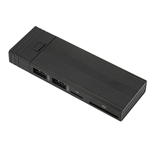 ASHATA SSD-Gehäuse, 10 Gbit/s M.2 NVME-SSD-Gehäuse mit Guter Wärmeableitung, Werkzeugloses USB-Typ-C-Gehäuse für Tablets, Computer, Spielkonsolen für PS5 (Schwarz) von ASHATA