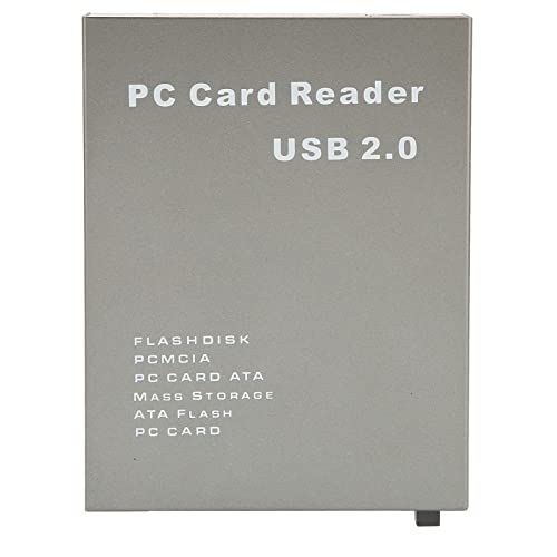 ASHATA Speicherkartenleser, USB 2.0 SD-Kartenleser, USB 2.0 PCMCIA-Kartenleser 68-poliger Industrieller Flash-Speicherkarten-Hochgeschwindigkeits-Direktlese-ATA-Kartenleser von ASHATA