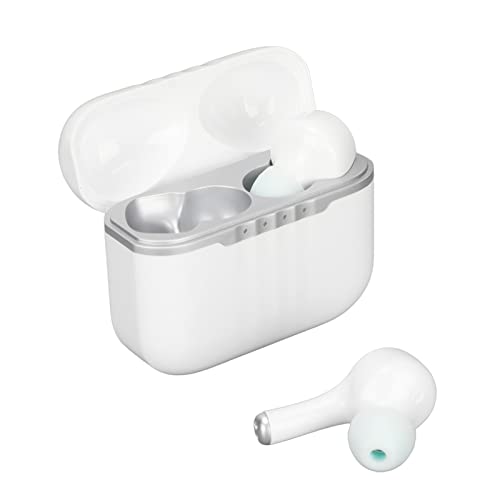 ASHATA Sprachübersetzer Ohrhörer, 84 Sprachen Bluetooth 5.2 Übersetzer Ohrhörer, Ergonomisches Rauschunterdrückungs Übersetzer Ohrhörer Gerät mit Menschlicher Berührungserkennung(Weiß) von ASHATA