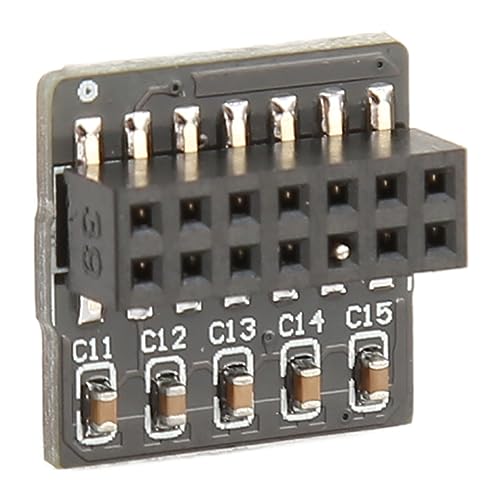 ASHATA TPM2.0-Verschlüsselungs-Sicherheitsmodul für10 11, Zuverlässig und Praktisch, 2,54 Mm Rastermaß, Ersatz für DDR4-Speicher, Unterstützt von ASHATA