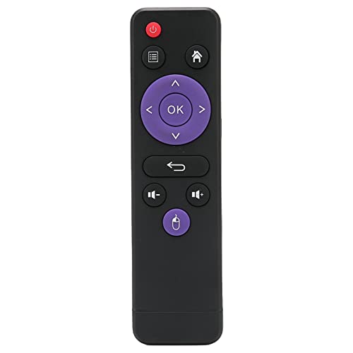 ASHATA TV-Box-Fernbedienung, Ersatz-Fernbedienung für MX9 MX9 PRO RK3328 TV, für MX10 RK3328 8.1 7.1 TV-Box, für MX10 IPTV-TV-Box, 2 AAA-Batterien Erforderlich (Nicht Im Lieferumfang Enthalten) von ASHATA