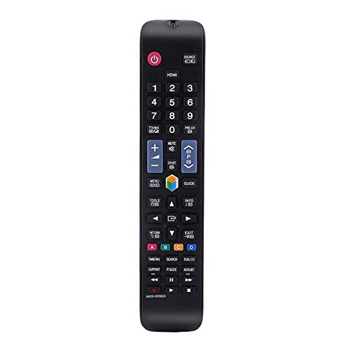 ASHATA TV Ersatzfernbedienung, Universal Fernbedienung Smart Fernseher Remote Control,Leicht Ersatz Fernbedienung für Samsung HDTV Smart TV AA59-00582A von ASHATA