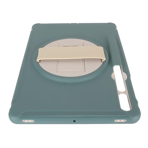 ASHATA Tablet Hülle für, PC Hartschalen Tablet Abdeckung, 3 lagige Robuste Fallschutzhülle mit Handschlaufe und Ständer fürTab S9+X810 S7+ S7FE S8+ (Green) von ASHATA