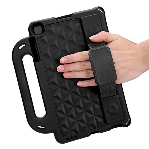 ASHATA Tablet-Schutzhülle Tablet-Schutzhülle Abnehmbare Schultergurte für Tab 10.1 Zoll 2019 SM-T510 T515 (Schwarz) von ASHATA