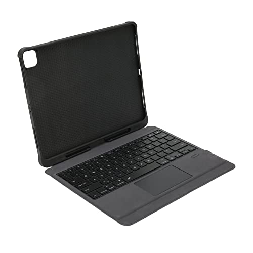 ASHATA Tablet-Tastatur für Mehrere Geräte, Hintergrundbeleuchtete, Empfindliche Bluetooth-Tastatur, Trackpad, Magnetische 33-Fuß-Entfernung, Typ C, Drahtlose Tastatur für IOS Tablet Pro von ASHATA