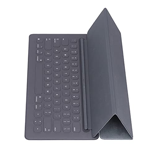 ASHATA Tablet-Tastaturhülle Tragbare Drahtlose Schwarze Smart-Tastatur für IOS-Tablet 12 9 Zoll der Ersten Zweiten Generation Matte Textur Angenehmes Handgefühl 64 Tasten von ASHATA