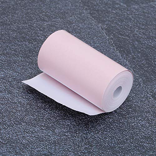 ASHATA Thermodruckerpapier, 10 Rollen Rosa Thermobondruckpapier für 58-mm-Thermodrucker, Praktisch und Hocheffizient von ASHATA