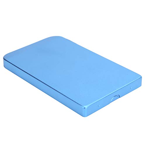 ASHATA Tragbare Externe Festplatte, Drop Shock Slim USB 3.0 2,5-Zoll-Festplatte für PC, Laptop, Desktop, Spielekonsole - Blau (80 GB) von ASHATA