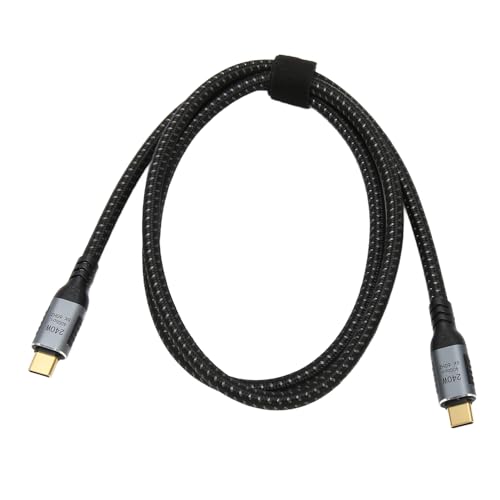 ASHATA USB 4.0 Gen 3 Datenkabel, Typ C auf Typ C Kabel, 240 W Aufladung, 8K 60 Hz Display, USB 4.0 Gen 3 Datenkabel für Pro 12.9 11 Air Tablets, für S23 22 21 20 (120cm) von ASHATA